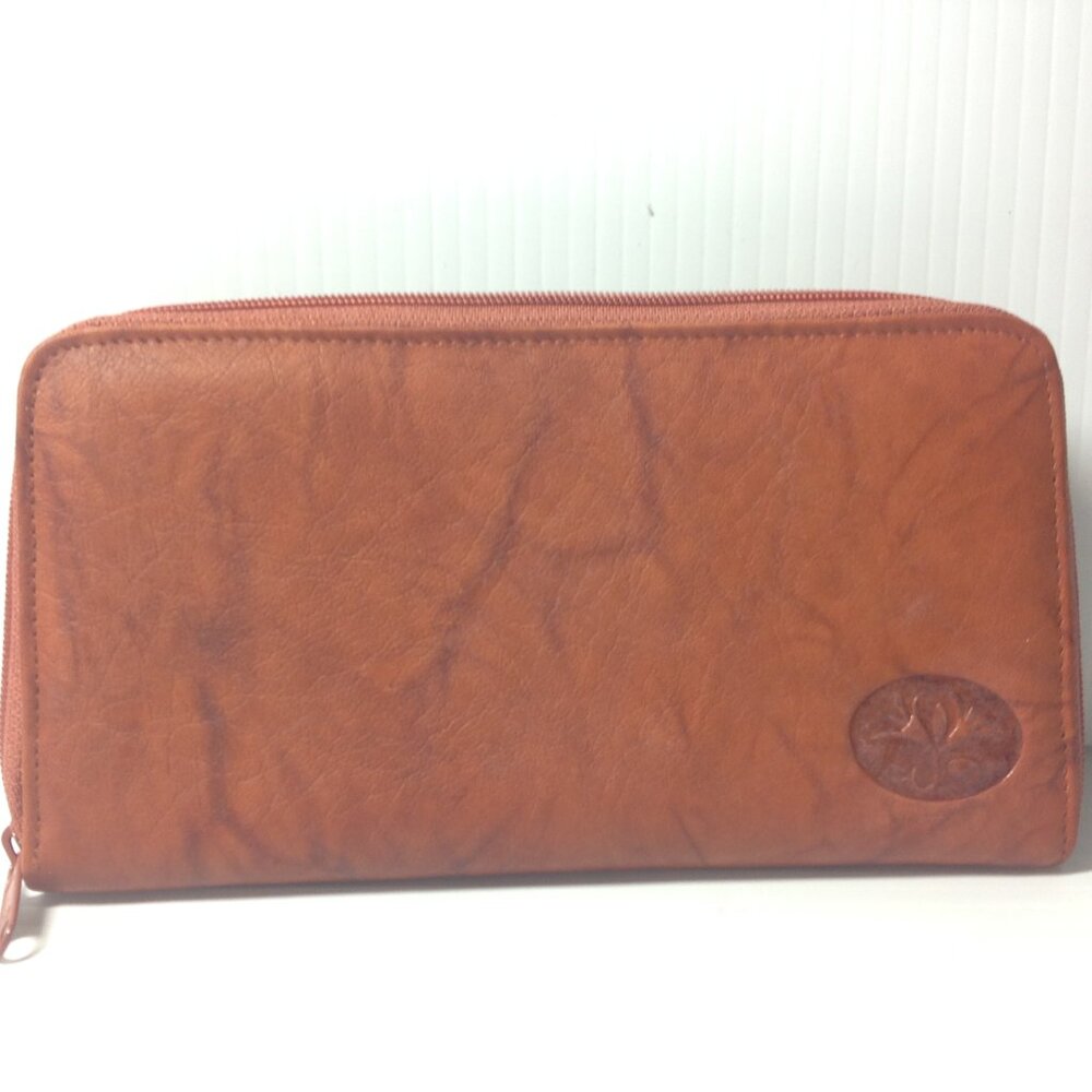 Brand New Vintage Buxton Leather Wallet for Women - Top grain cowhide
